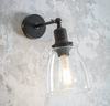 Hoxton Dome Wall Light (Satin Nickel or Antique Bronze)